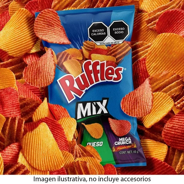 SABRITAS RUFLE MIX 22 pz