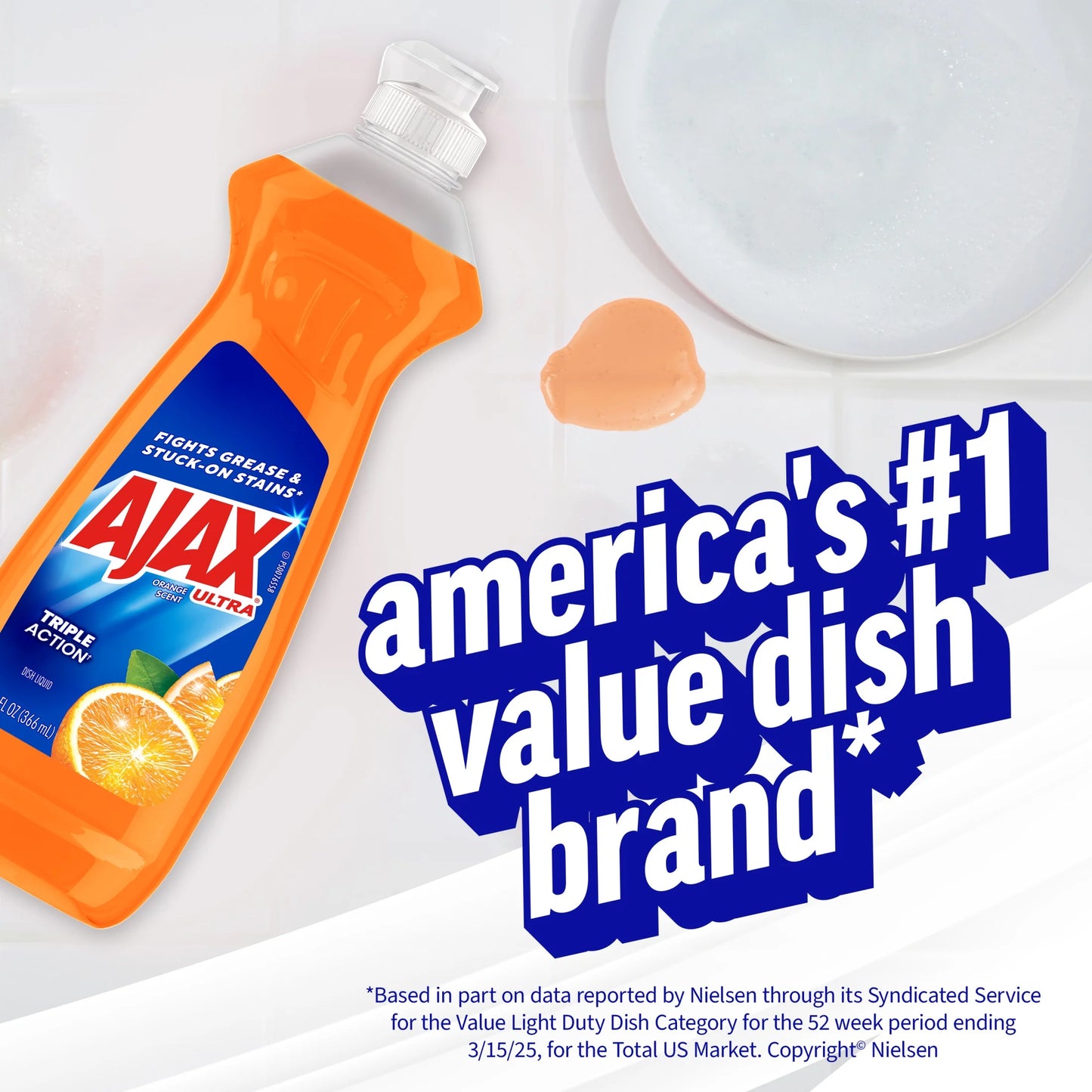 AJAX DISH LIQ ORANGE 20/12.4o