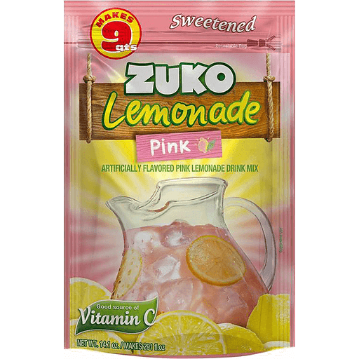 ZUKO PINK LIMONADE 12/14.1 OZ