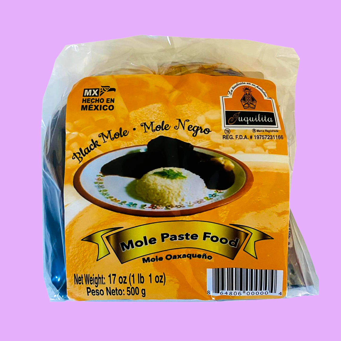 MOLE JUQUILITA NEGRO 10/17oz