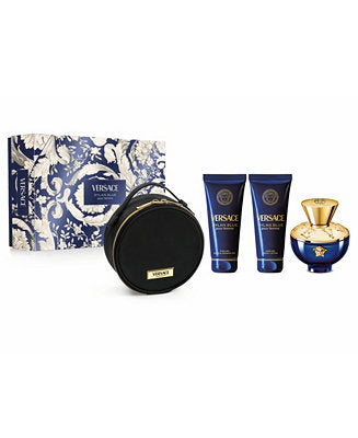 VERSACE DILAN BLUE SET4 WOMEN