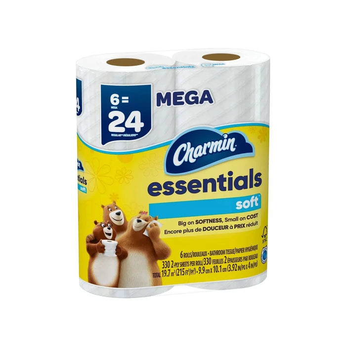CHARMIN ESSENTIALS 3/6PK