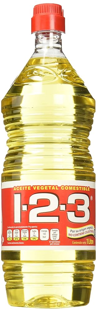 ACEITE VEGETAL 1-2-3 12X 1 LT