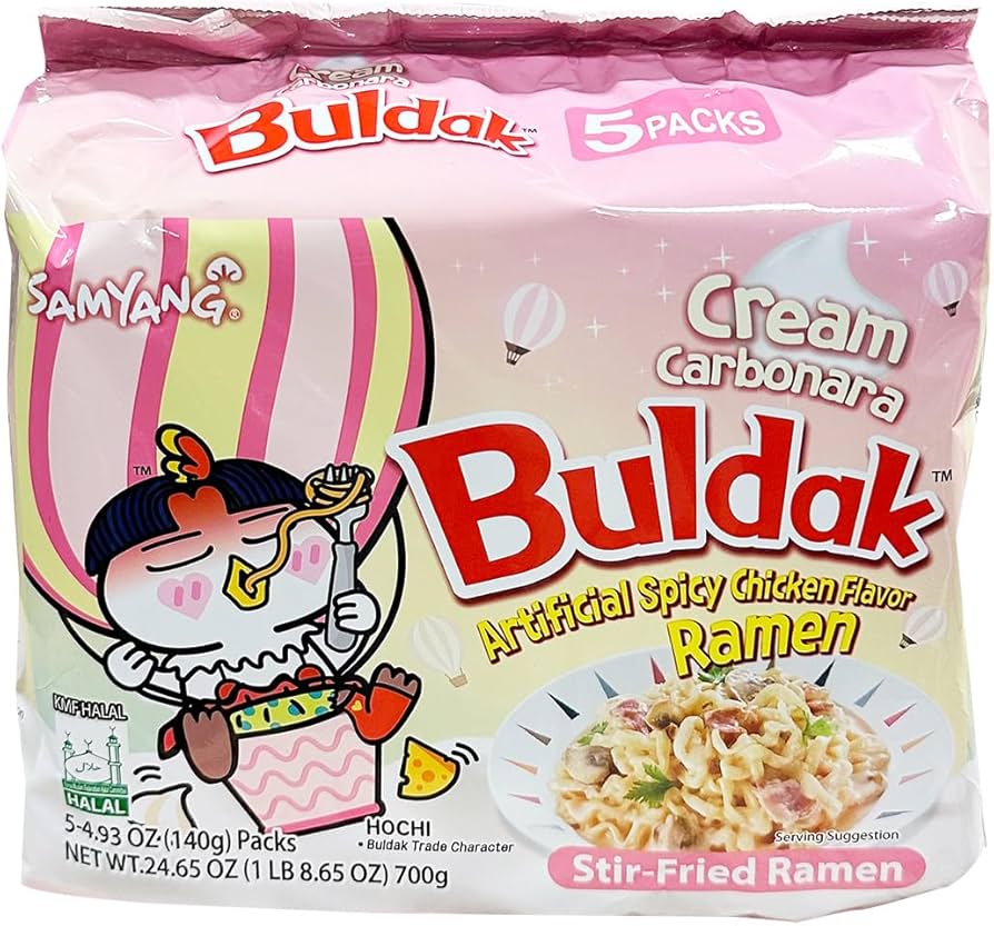 BULDAK CREAM CARBONARA 8X5PAXK