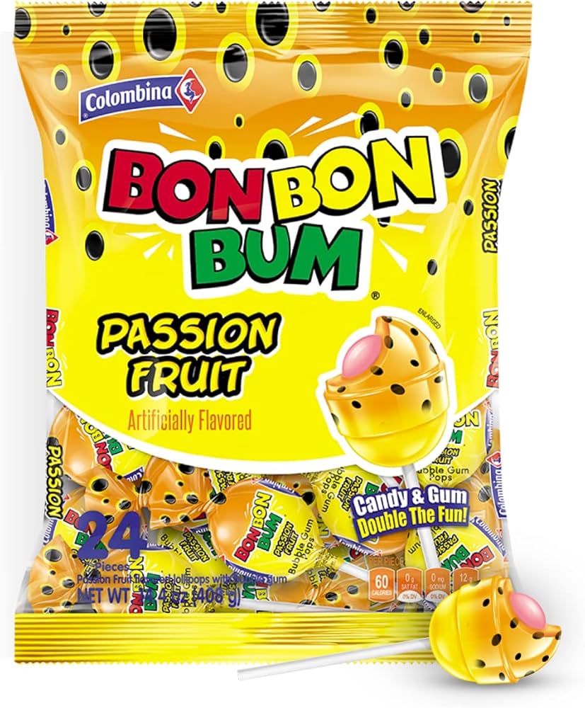 COLOMBINA GUM POP MARACUYA 15/24