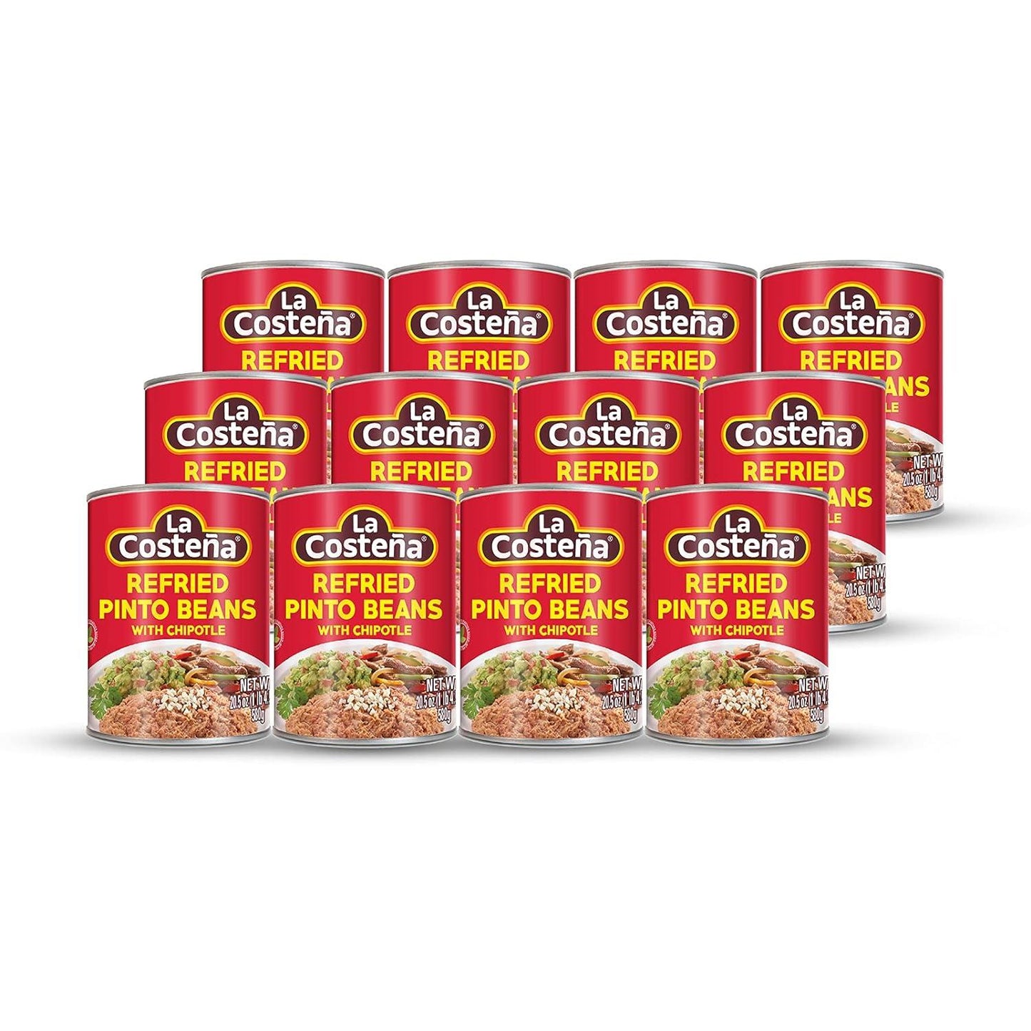 LA COSTENA PINTO BEANS CHIPOTLE 12/20