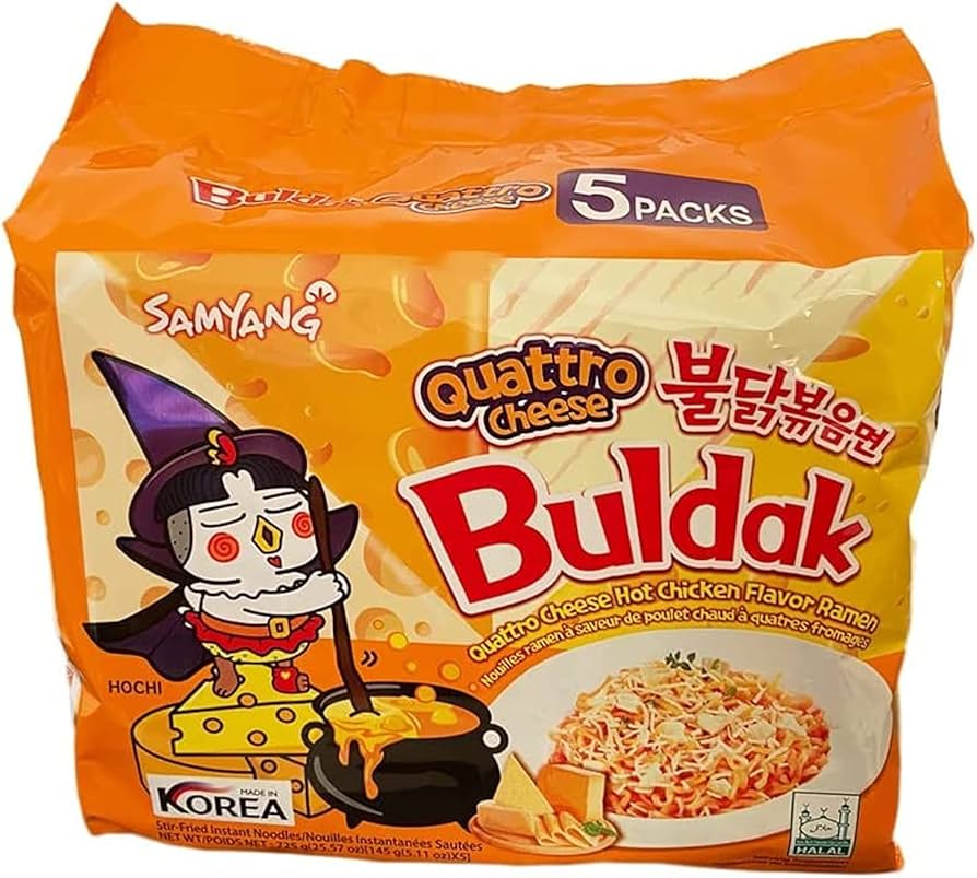 BULDAK QUATRRO CHEESE 8X5PACK