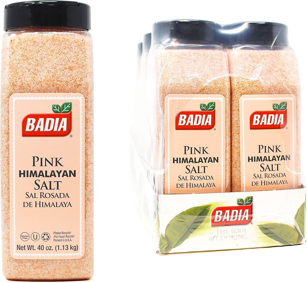 BADIA SAL ROSADA/ PINK HIMALAYAN SALT 6/40oz