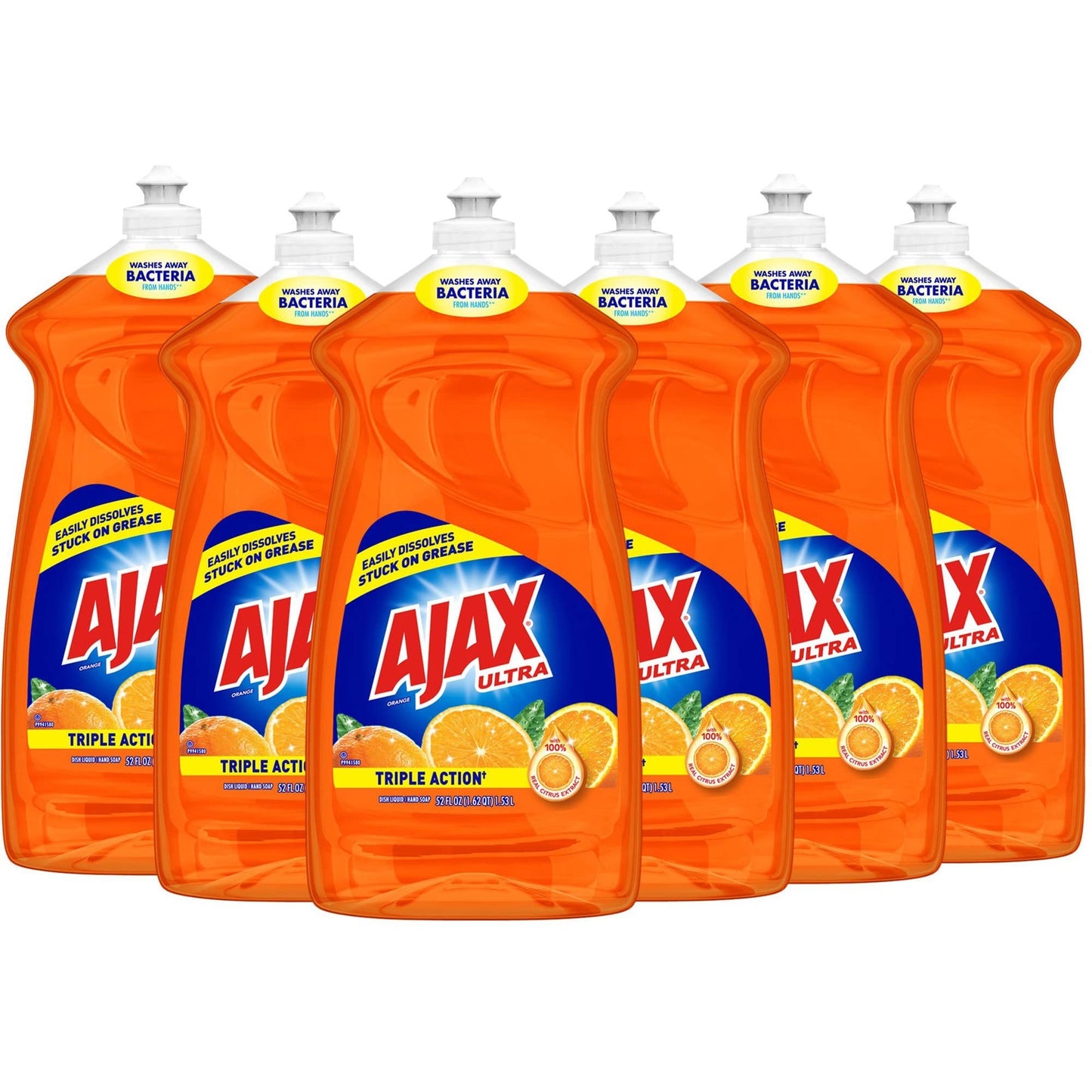 AJAX DISH LIQ AB CITRUS 6/52oz