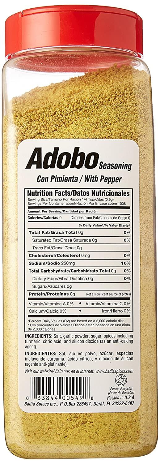 BADIA ADOBO CON PIMIENT 6/2 lb