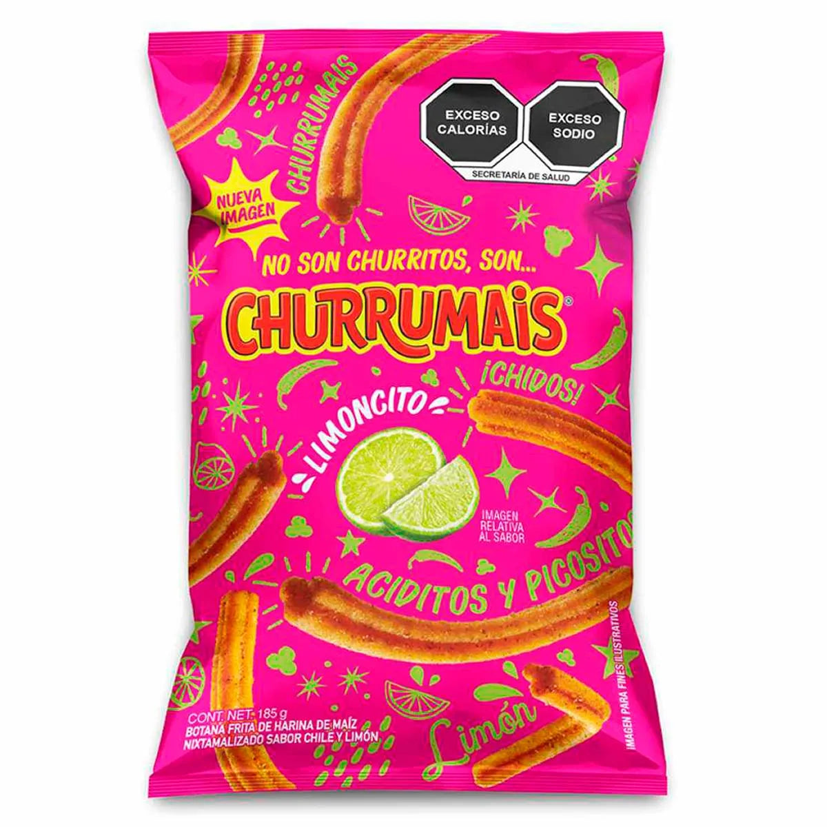SABRITAS CHURRUMAIS LIMON 20PZ
