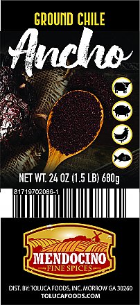 MENDOCINO CHILE ANCHO 6/18OZ