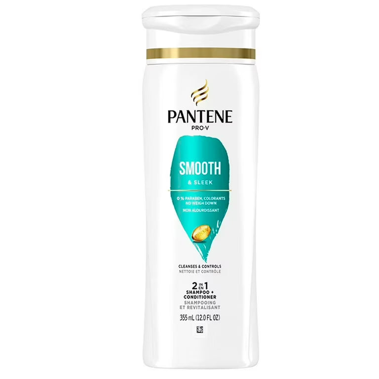PANTENE SHAMPOO 2N1 SMOOTH &SILK F/S6/12