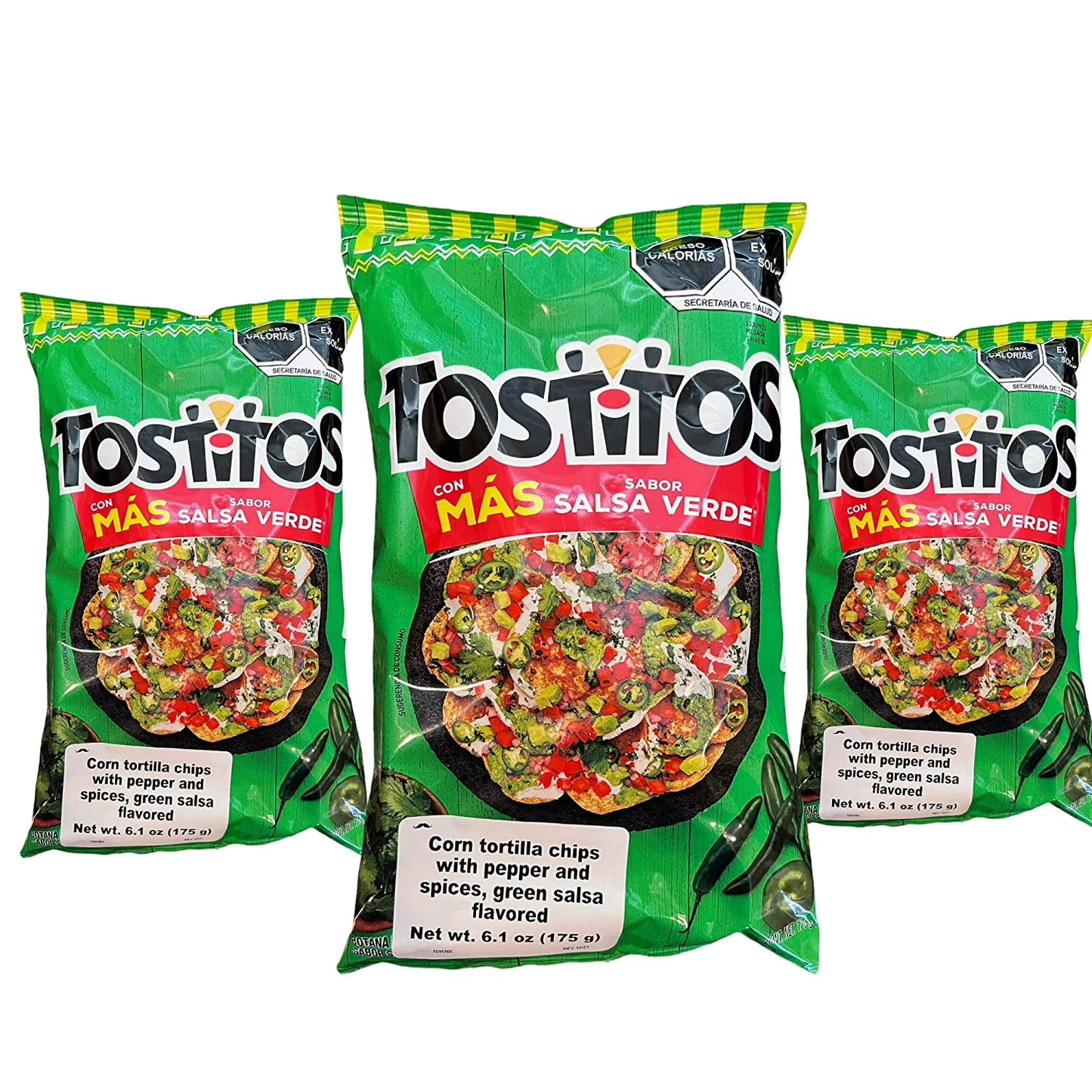 SABRITAS TOSTITO VERDE 22pz