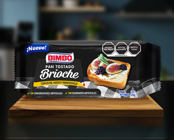 BIMBO PAN TOSTADO BRIOCHE 1PZ