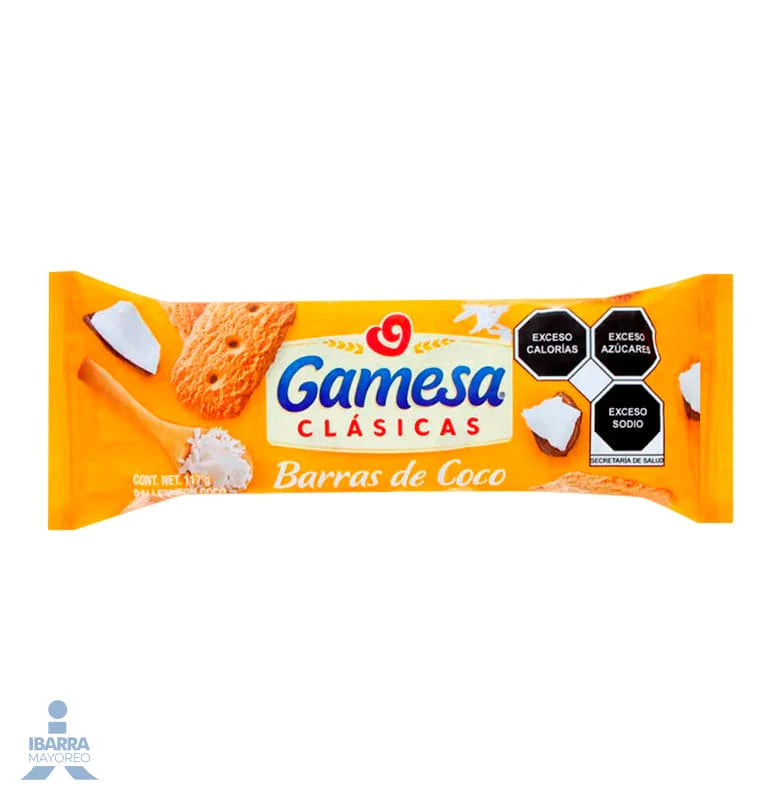 GAMESA BARRA DE COCO 12/14.3oz