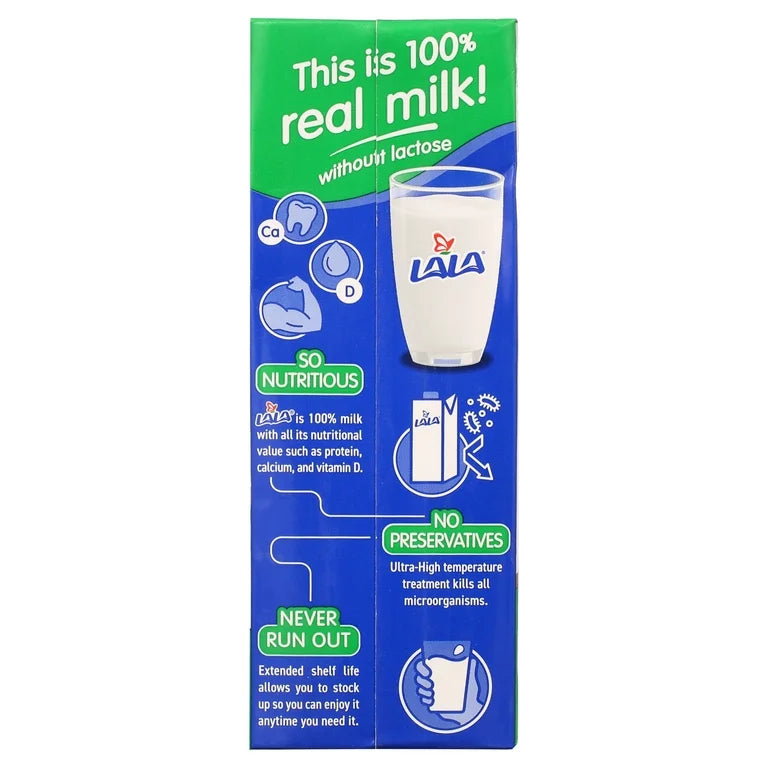 LALA LECHE 2% LACTOSA 12/32oz BLUE LABEL