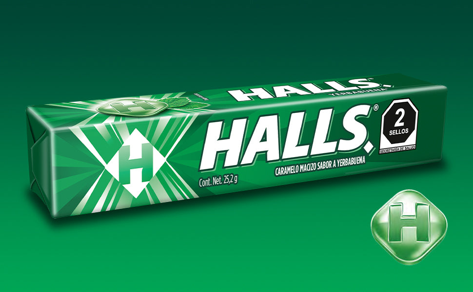 HALLS SPEARMINT FLAVOR 30X12PC