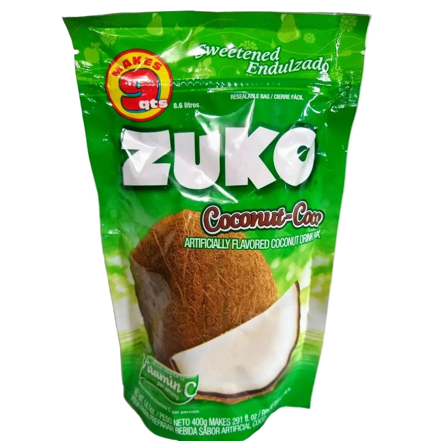 ZUKO COCONUT 12/14 OZ