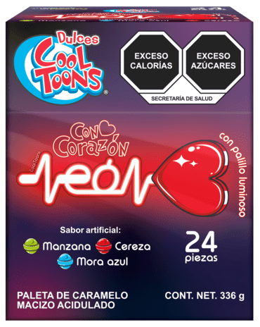 COOL TOONS NEON CORAZON24X336G