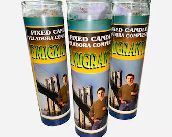 VELADORA VIRGEN DEL MIGRANTE 12 CT PER BOX