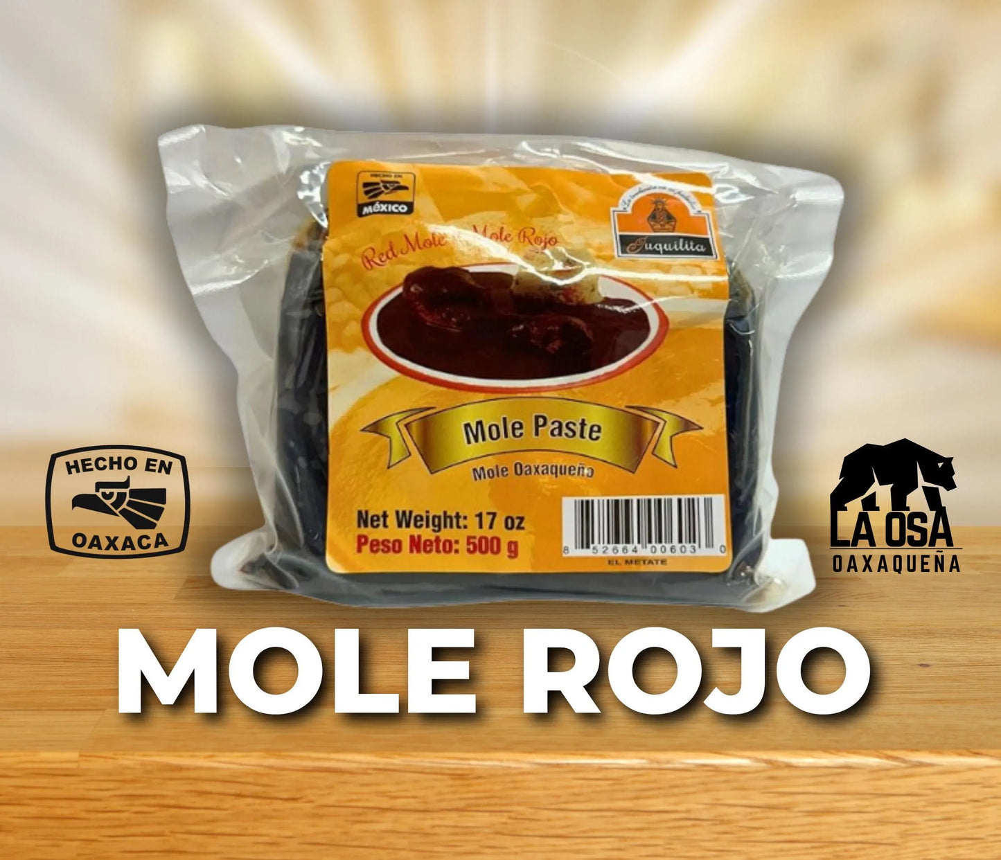 MOLE JUQUILITA ROJO 10/17oz