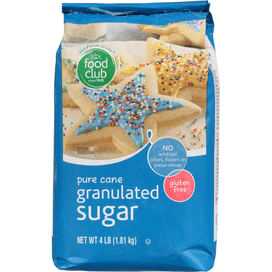 FOOD CLUB SUGAR 10/4 LB