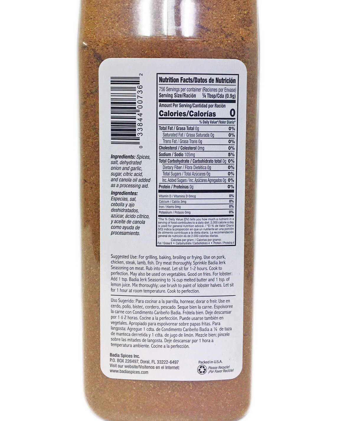 BADIA JERK SAZONADOR 6/24OZ