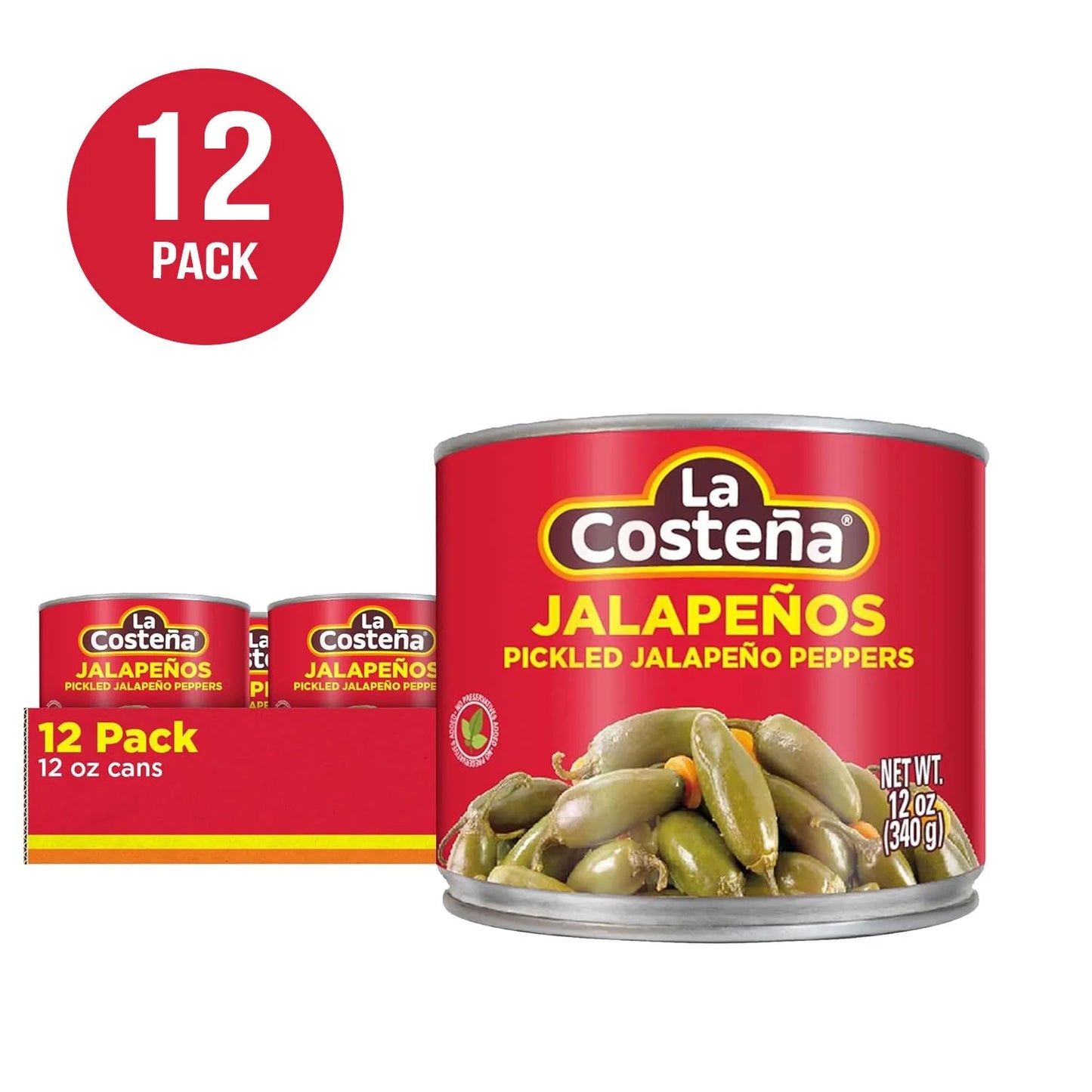 LA COSTENA JALAPENO RAJA 12/12oz