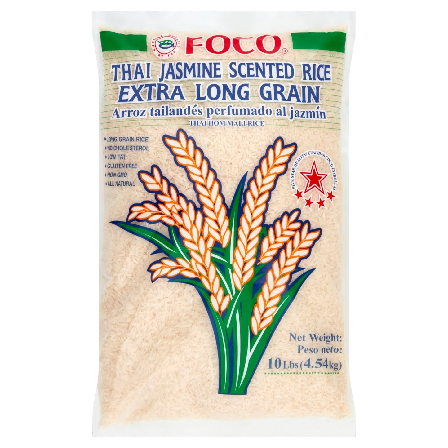 JASMINE RICE FOCUS 5/10 LBS