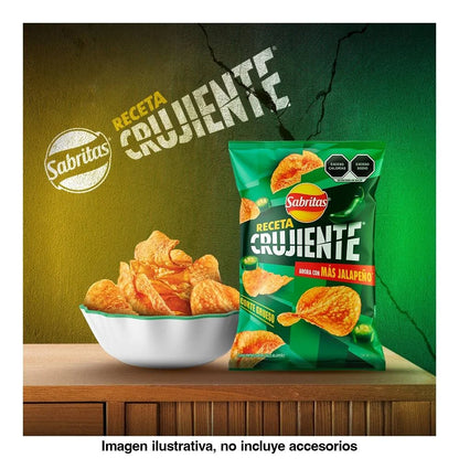 SABRITAS RECETA CRUJIENTE JALAPENO 20 PZ