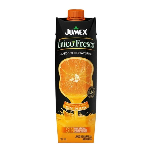 JUMEX TETRAS UNICO NARANJA 12/33oz