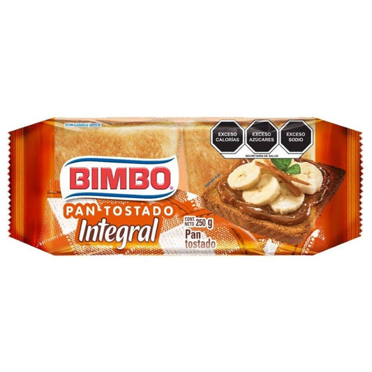 BIMBO PAN TOSTADO INTEGRAL 1PZ