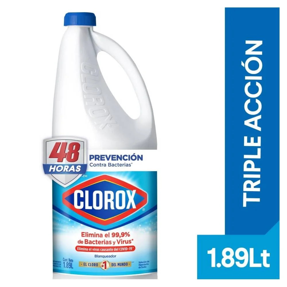 CLOROX 8X1/2 GALON 1.89LT MEX