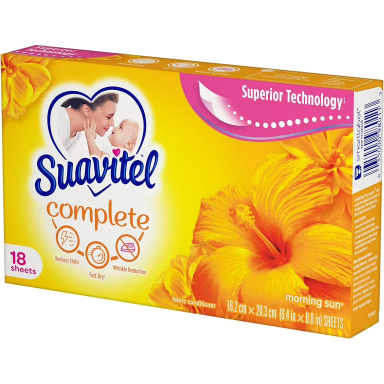 SUAVITEL DRY SHEETS 15/18 YELLOW