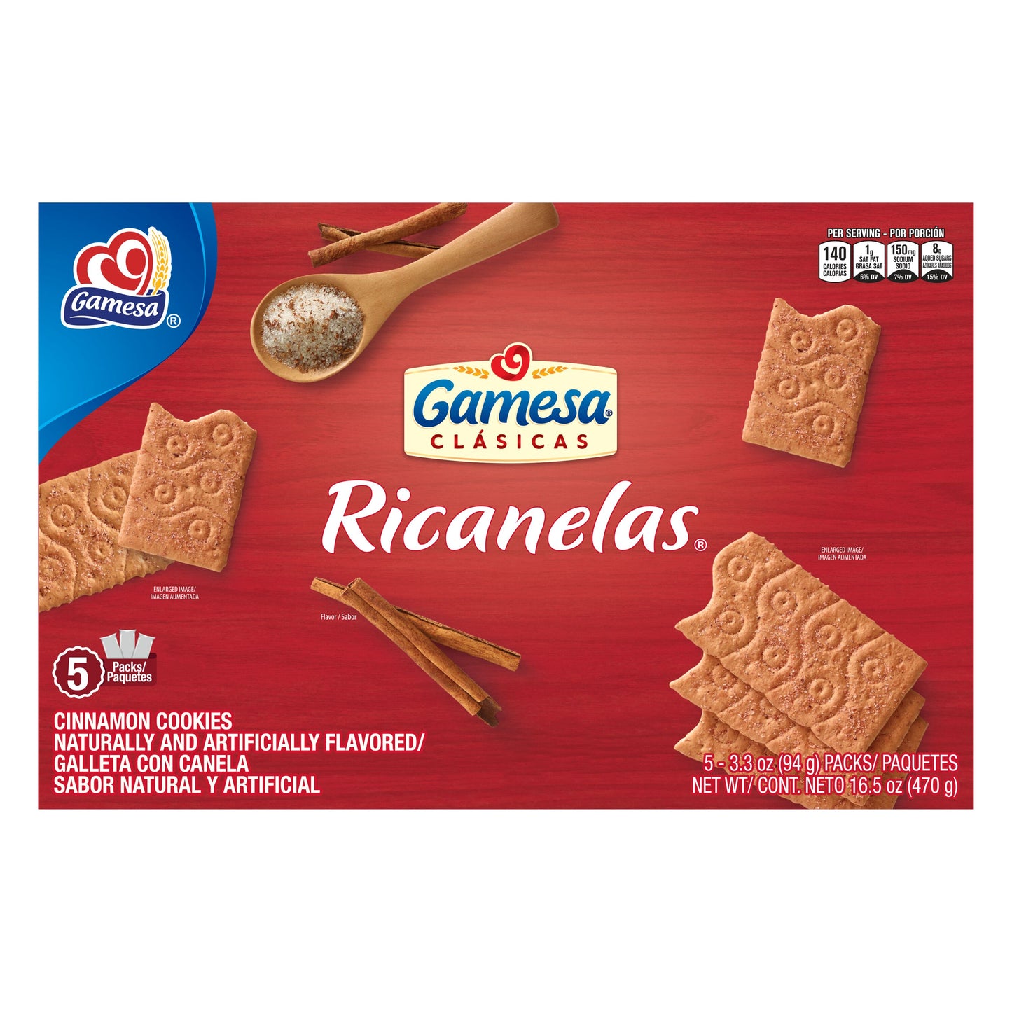 GAMESA RICANELA PAKETIN20/113G