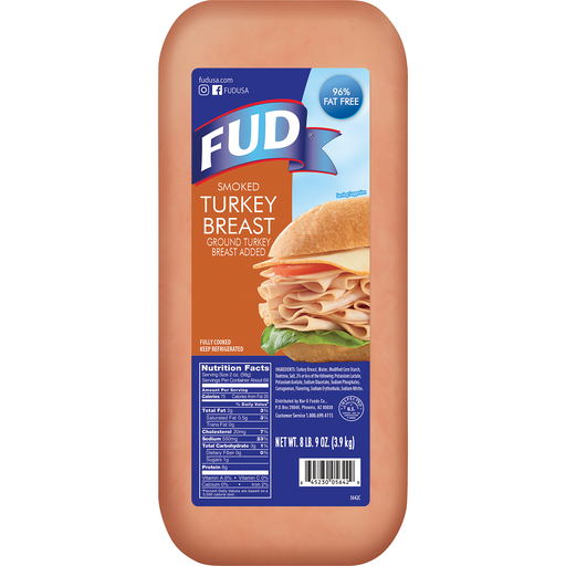 FUD SMOKED TURKY BREAST 2/8.8L