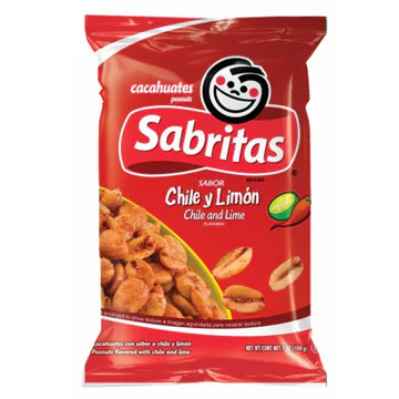SABRITAS CACAHUATE CHILEY LIMON 12/7oz