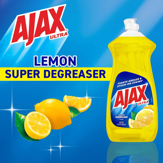 AJAX DISH LIQ  LIMON 9/28oz