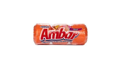 AMBAR JABON BOLA FLORAL 4/PK