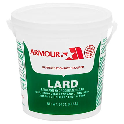 ARMOUR LARD MANTECA 12/4 LB