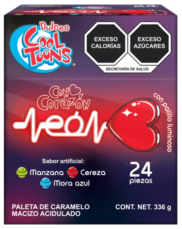 COOL TOONS NEON CORAZON24X336G
