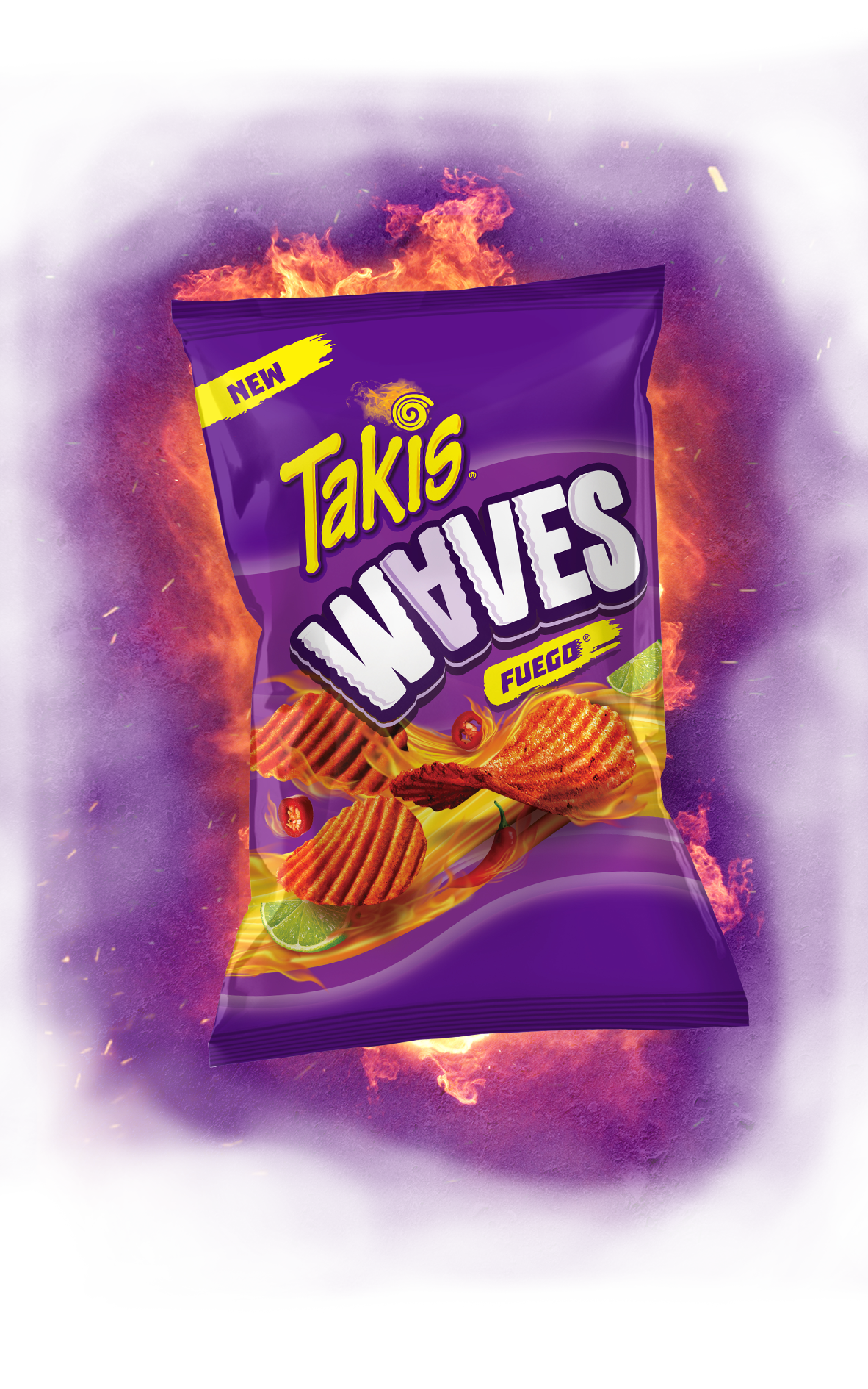 TAKIS WAVES FUEGO 20/2.5oz