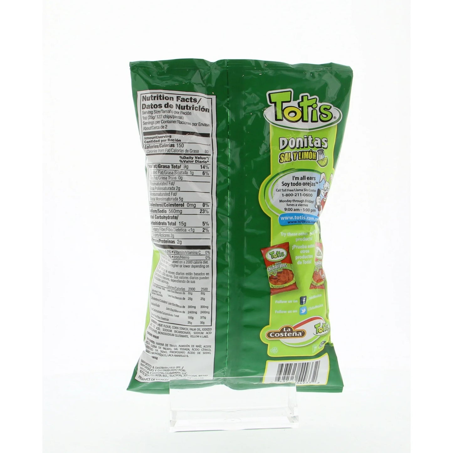 TOTIS SAL Y LIMON24/50GR 1.7oz