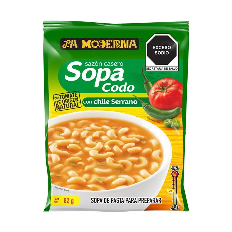 THE MODERN CODITOP SOUP WITH SERRANO 12/82