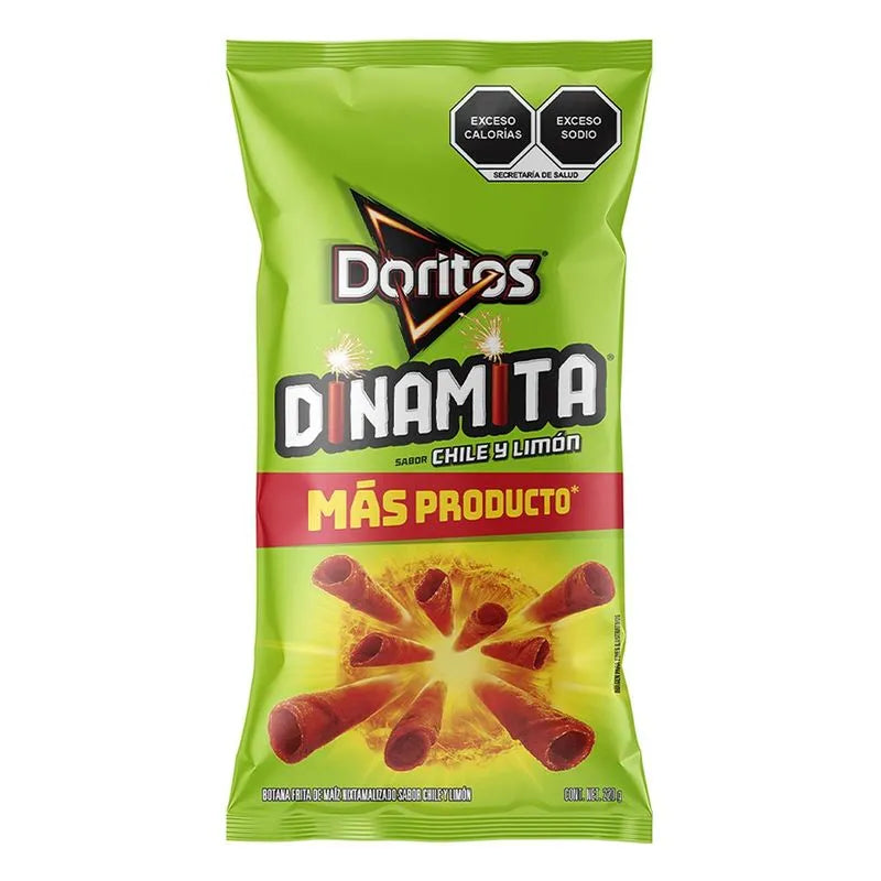 SABRITAS DINAMITA CHILE LIMON 25pz