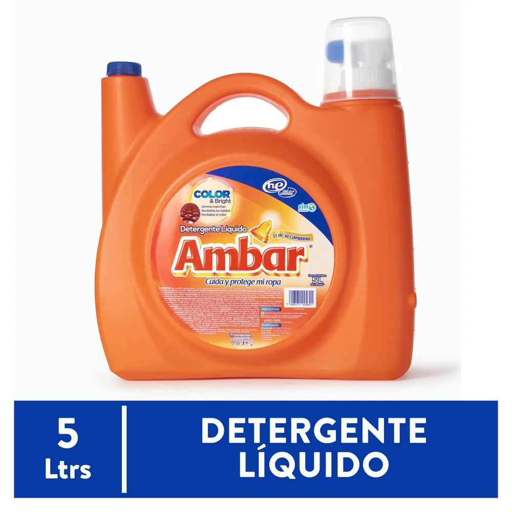 AMBAR LIQUIDO WASH & SOFT 4X5