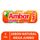 AMBAR JABON BOLA FLORAL 4/PK
