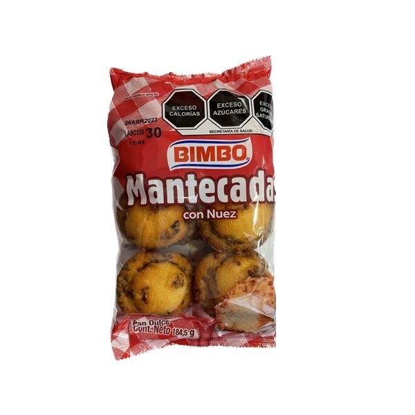 BIMBO  MANTECADA  NUEZ 1X184G