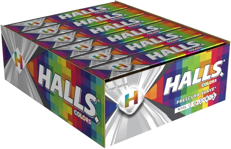 HALLS COLORES 24X18CT
